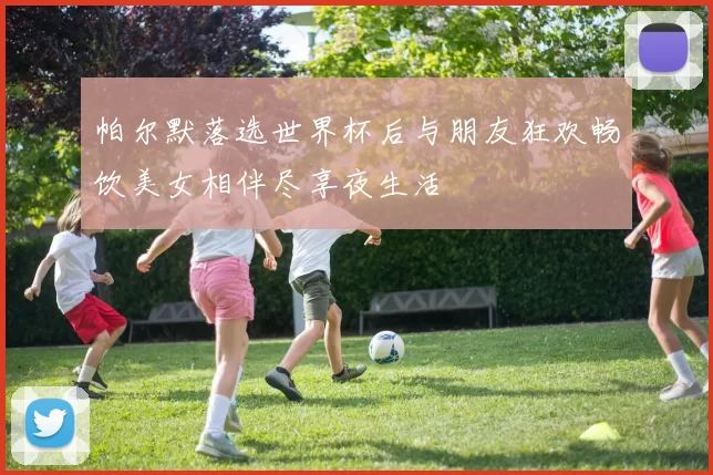 帕尔默落选世界杯后与朋友狂欢畅饮美女相伴尽享夜生活